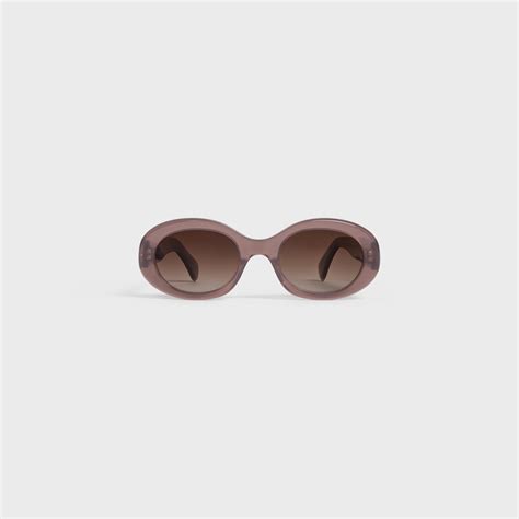 celine triomphe sunglasses milky hazelnut